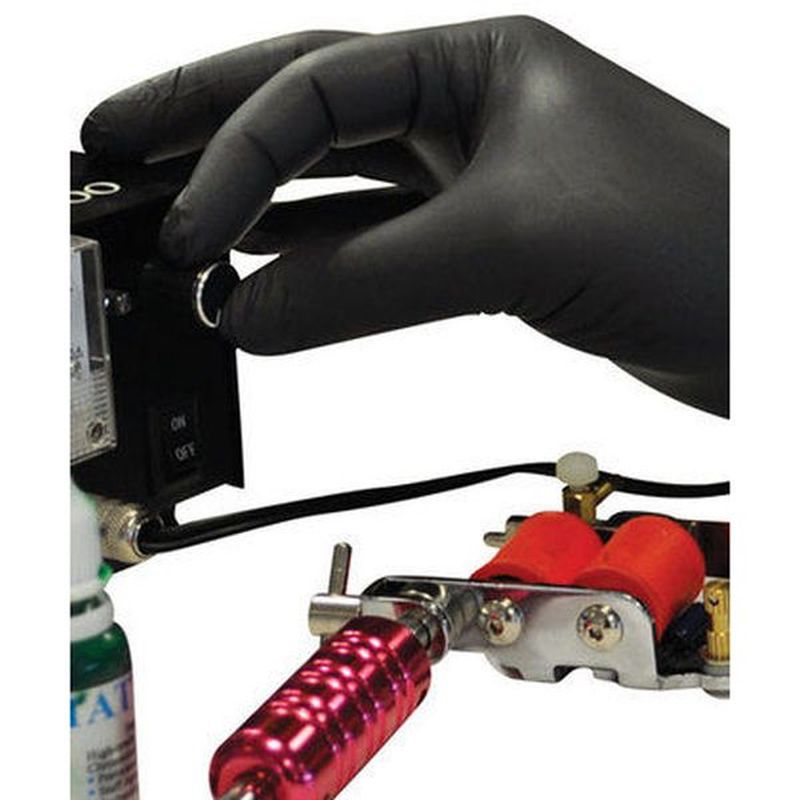 bodyguard black nitrile gloves medium